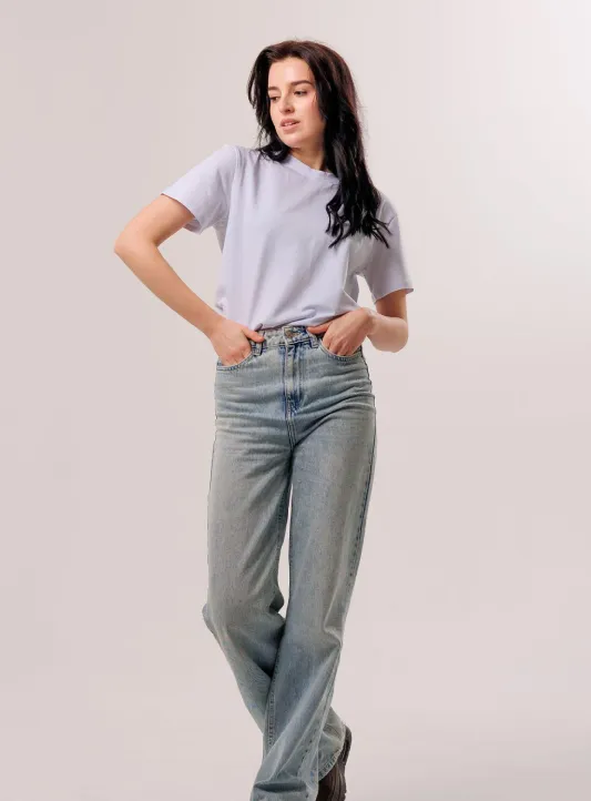 Women's Casual Straight Leg Denim Jeans